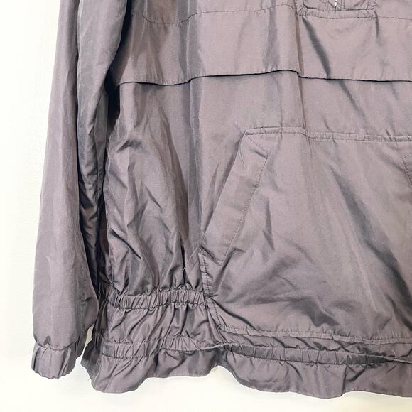 Abercrombie & Fitch Women's Black Long Sleeve Hoodie Windbreaker Jacket Large - Picture 8 of 8